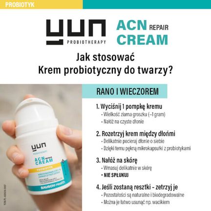 Yun Acn Repair krem probiotyczny do twarzy, 50 ml - KREM