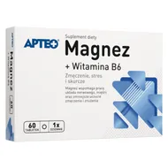 Magnez + Witamina B6 APTEO, 60 tabletek
