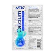 Calcium APTEO, bezsmakowe, 12 tabletek musujących