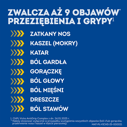 Vicks Antigrip Complex, 10 saszetek - 5909990799749