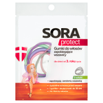 Sora Protect, gumki do włosów, zapobiegające wszawicy, 3 sztuki