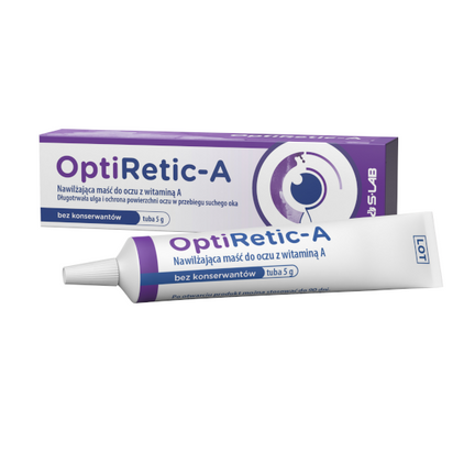 Optiretic-A, maść do oczu, 5 g - zdjęcie produktu