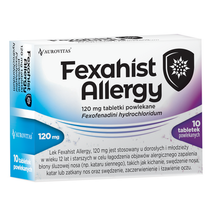 Fexahist Allergy, 120 mg, 10 tabletek powlekanych - zdjęcie produktu