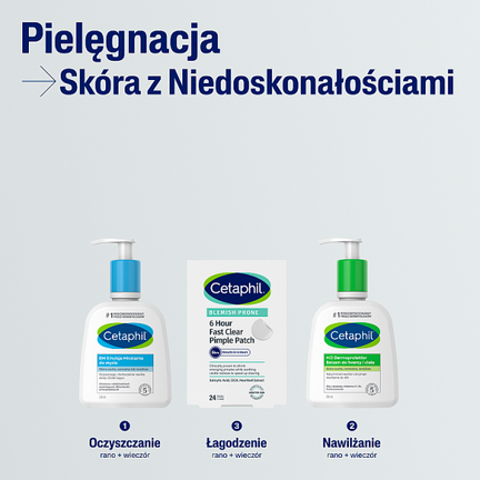 Cetaphil Blemish Prone, plastry na wypryski, 24 sztuki - Dorosły