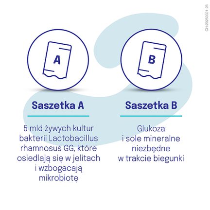 Dicoflor Elektrolity, probiotyk i elektrolity, dla dzieci od 1. roku życia i osób dorosłych, 10 saszetek - BAYER