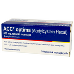 ACC optima 600 mg, 10 tabletek musujących (import równoległy Pharmapoint)