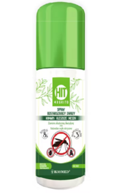 Hit Moskito z ikarydyną, spray odstraszający komary, kleszcze i meszki Hit Moskito z ikarydyną, spray odstraszający komary, kleszcze i meszki