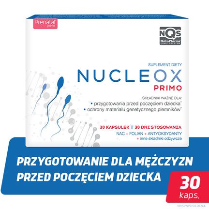 Nucleox Primo, 30 kapsułek  - SUPLEMENT DIETY