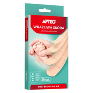 Wrażliwa skóra zestaw plastrów, 26 sztuk