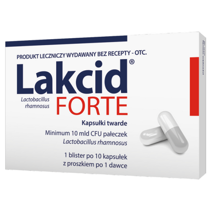 Lakcid Forte, 10 kapsułek - zdjęcie produktu