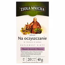 Zioła Mnicha, na oczyszczanie, 20 torebek