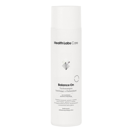 Health Labs Care Balance On, Trychoszampon nawilżający z prebiotykami, 250 ml - zdjęcie produktu