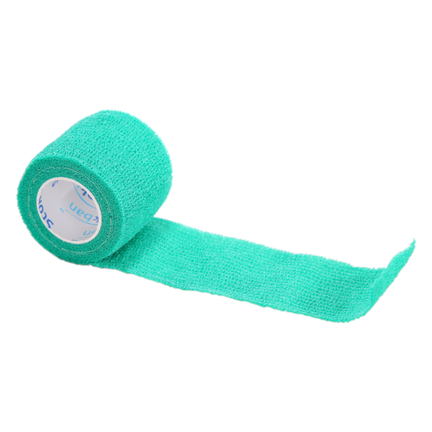 Stokban Samoprzylepny bandaż elastyczny, kolor zielony, 2,5 cm x 4,5 m - zdjęcie produktu