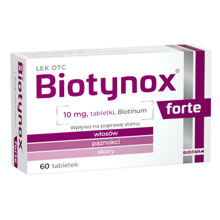Biotynox Forte 10 mg, 60 tabletek - zdjęcie produktu