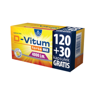 D-Vitum Forte Max 4000 j.m., 120 kapsułek + 30 kapsułek