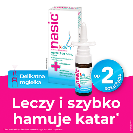 Nasic Kids, aerozol do nosa, 10 ml - 5909990835645