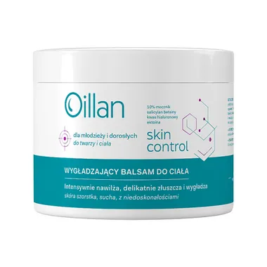 Oillan Skin Control, wygładzający balsam do ciała i twarzy, 500 ml