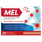MEL 7,5 mg, tabletki ulegające rozpadowi w jamie ustnej, 20 tabletek