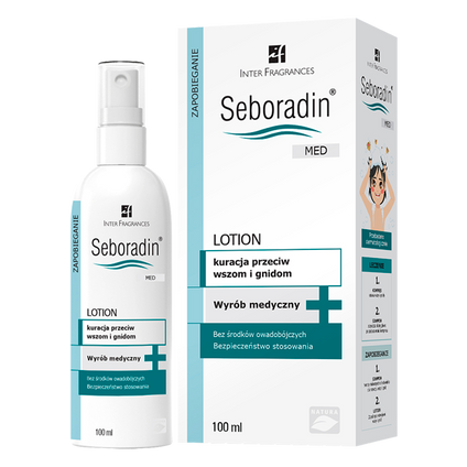 LARA Seboradin Med, kuracja przeciw wszom i gnidom, lotion 100 ml — Składniki i ocena