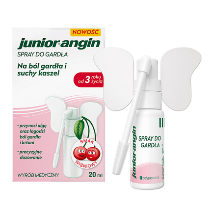 Junior-angin spray do gardła, 20 ml - zdjęcie produktu