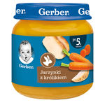 Gerber jarzynki z królikiem, 125 g