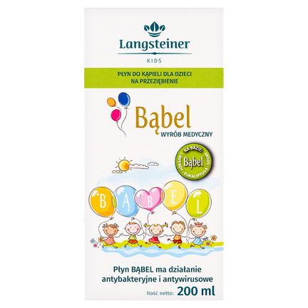 Bąbel Hotlux, płyn do kąpieli dla dzieci na przeziębienie, 200 ml - WYRÓB MEDYCZNY