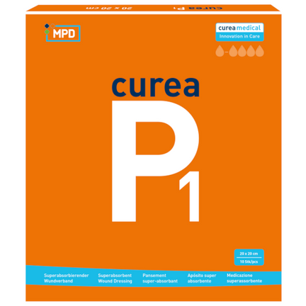 Curea P1, opatrunek, 20 x 20 cm, 1 sztuka - zdjęcie produktu