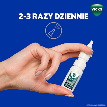 Nasivin Classic 0,5 mg/ml, aerozol do nosa, 10 ml - Dorosły, Dziecko, Młodzież