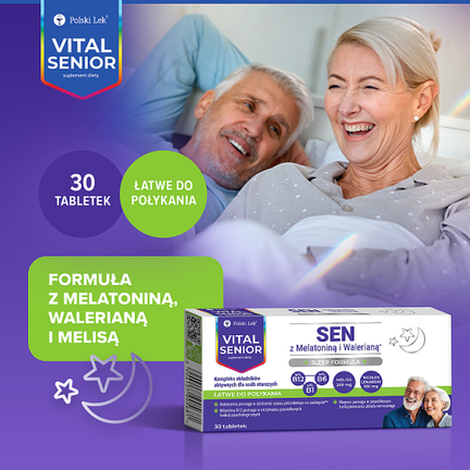Vital Senior Sen, 30 tabletek - POLSKI LEK