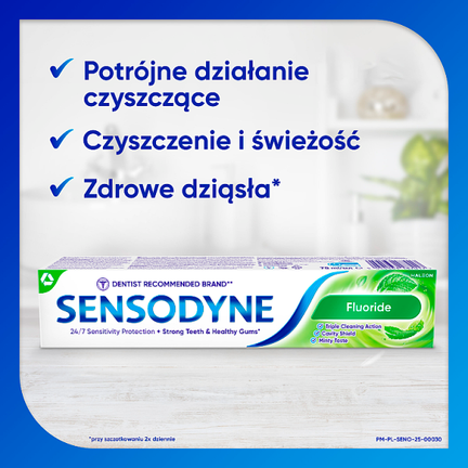 Pasta Sensodyne Fluoride, 75 ml - GLAXOSMITHKLINE