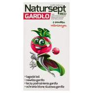 Natursept Med lizaki, smak wiśniowy, 6 sztuk