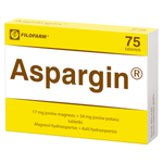 Aspargin (magnez + potas), 75 tabletek