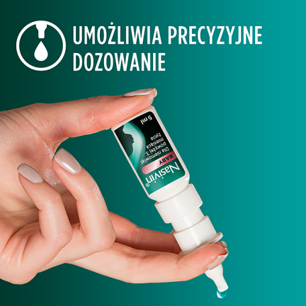 Nasivin Baby 0,1 mg/ml, krople do nosa, 5 ml - Udrażniające nos, Łagodzące