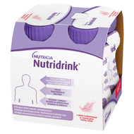 Nutridrink, smak truskawkowy, 4 x 125 ml