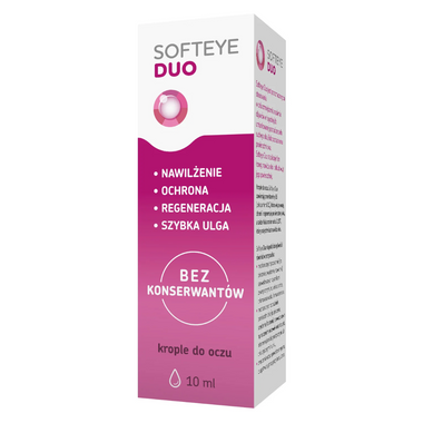 Softeye Duo, krople oczne, 10 ml