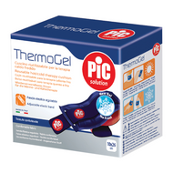 PiC Thermogel 10 cm x 26 cm, kompres żelowy ciepło-zimno z paskiem