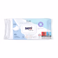 Seni Care Soft, chusteczki nawilżane, 80 sztuk