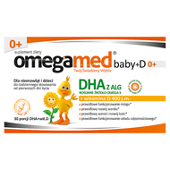 Omegamed Baby+ D, 0+, 30 kapsułek