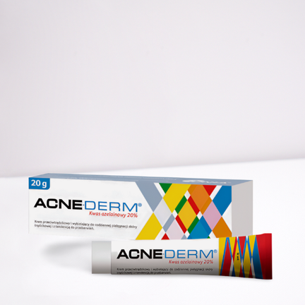 Acne-derm, krem przeciwtrądzikowy i wybielający, 20 g - KOSMETYK