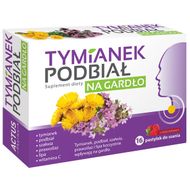 Tymianek Podbiał na gardło, 16 pastylek do ssania