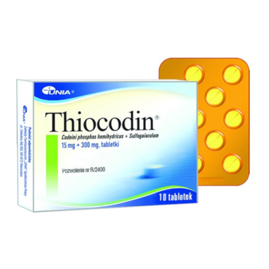 Thiocodin, 10 tabletek