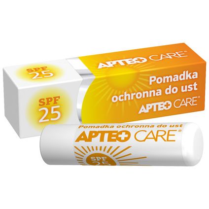 DELIA COSMET.-RZGÓW Pomadka ochronna do ust SPF 25 APTEO CARE, 1 sztuka