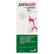Zatogrip Junior 6+, syrop, 120 ml