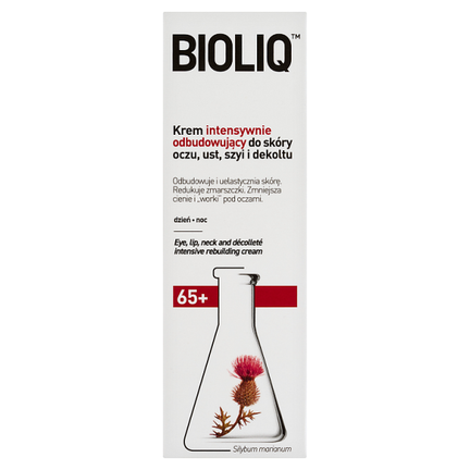 Bioliq 65+, krem intensywnie odbudowujący na dzień, 15 ml - zdjęcie produktu