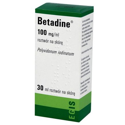 Betadine 100 mg/ml, roztwór na skórę, 30 ml - zdjęcie produktu