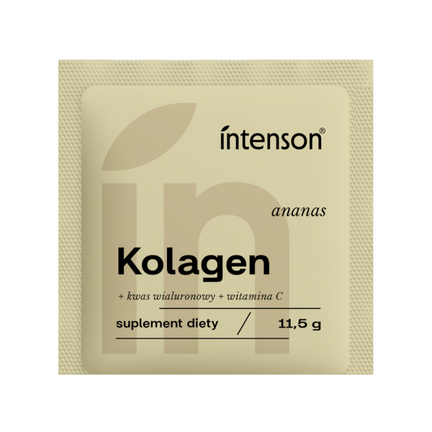 Intenson Kolagen, saszetki o smaku ananasowym, 11,5 g - zdjęcie produktu