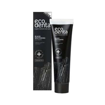 Ecodenta, ekologiczna, czarna pasta do zębów, wybielająca, 100 ml - zdjęcie produktu