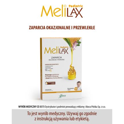 Melilax Pediatric, mikrowlewka doodbytnicza, 6 wlewek po 5 g - WYRÓB MEDYCZNY
