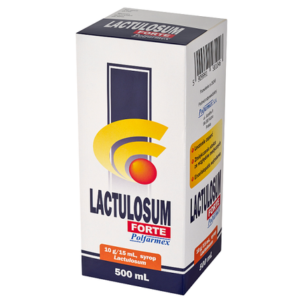 Lactulosum Forte Polfarmex, syrop, 500 ml - PRODUKT LECZNICZY NIEREFUNDOWANY OTC