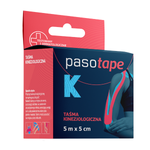 PasoTape, taśma kinezjologiczna, niebieska, 5m x 5cm, 1 sztuka 